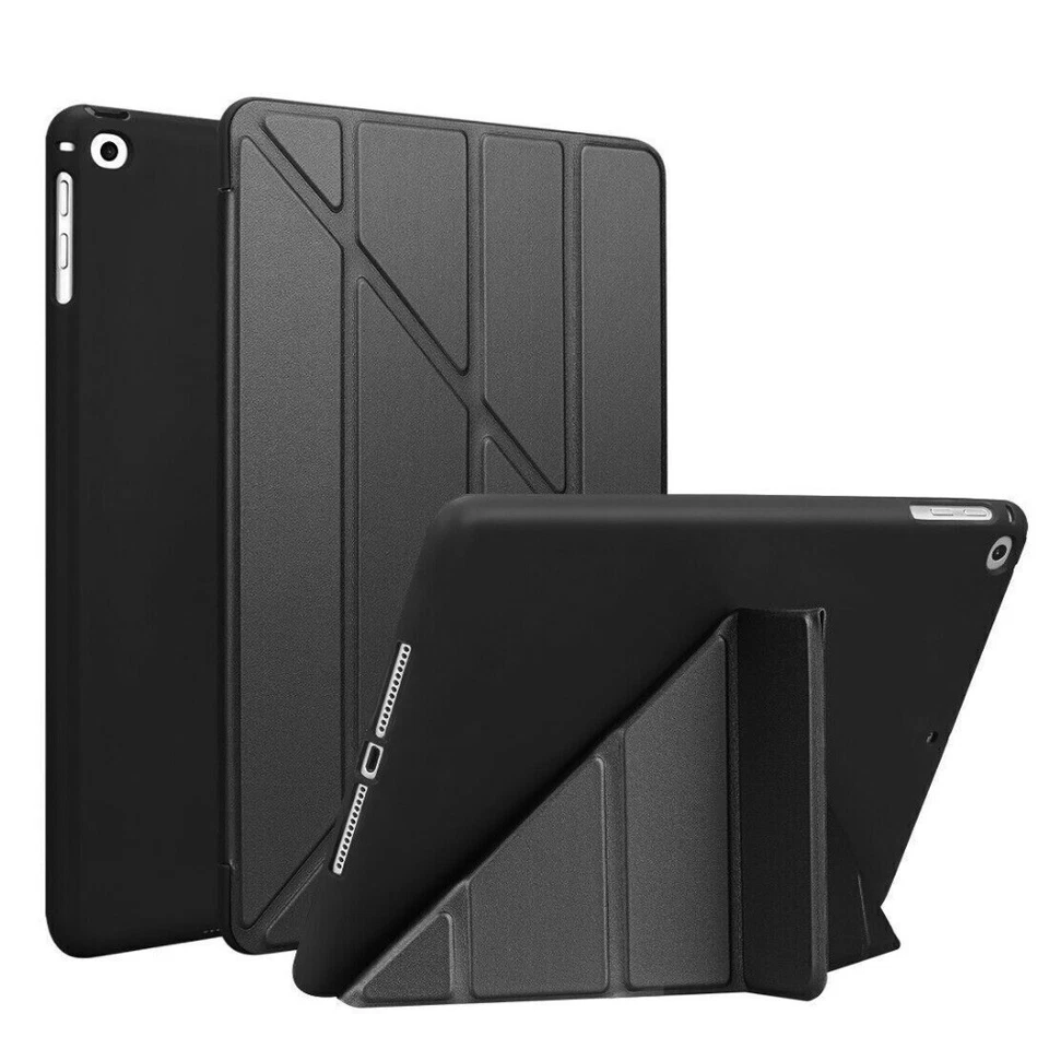 For iPad 9th 8th 7th Gen Mini A17 Pro Air Smart Folio Leather Stand Case Cover - Image 4 of 4