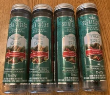 4 Tubes Scentsicles Scented Mon Beau SAPIN  Fragrance Ornament Stick 6 Per Tube