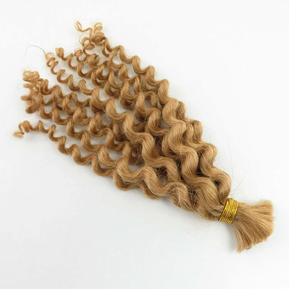 Extensión de cabello brasileña Beauty Princess Deep Water Wave paquetes trenza sin trama 8A Foto 2 de 4