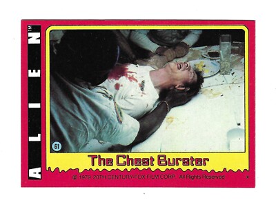1979 Topps ALIEN #61 The Chest Burster (Pack Fresh) | eBay
