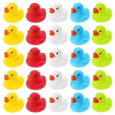 25 Badeenten 3cm Set Quietscheente Gummiente Schwimmente Mini Enten Rubber Duck