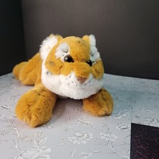 FAO Schwartz Plush Laying Bengal Tiger Cub 17" Stuffed Animal Toy