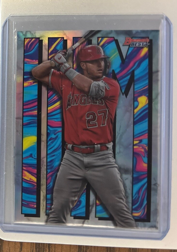 2023 Bowman's Best Mike Trout HIM Case Hit SSP Angels HIM-1