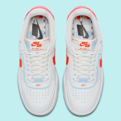 Size 7 - Nike Air Force 1 Shadow SE Team Orange Blue W for Size 7 - Nike Air Force 1 Shadow SE Team Orange Blue W for