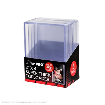 Ultra Pro 360pt Super Thick Toploaders - Packet of 5