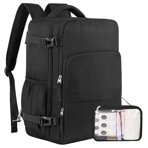 Travel Backpack, Personal Item Size Airline Approved, Backpack with Multi Black | eBay Travel Backpack, Personal Item Size Airline Approved, Backpack with Multi Black | eBay