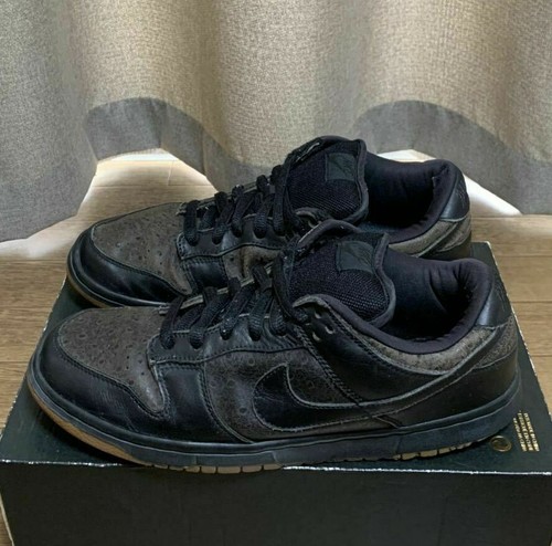 2003 Nike Dunk Low Pro Sb Ostrich Black 