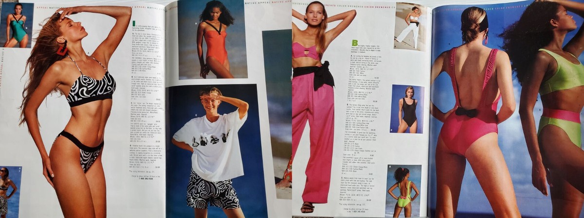 1989 SPIEGEL Fashion Catalog Suzanne Lanza Gail O'Neill 1989 SPIEGEL Fashion Catalog Suzanne Lanza Gail O'Neill