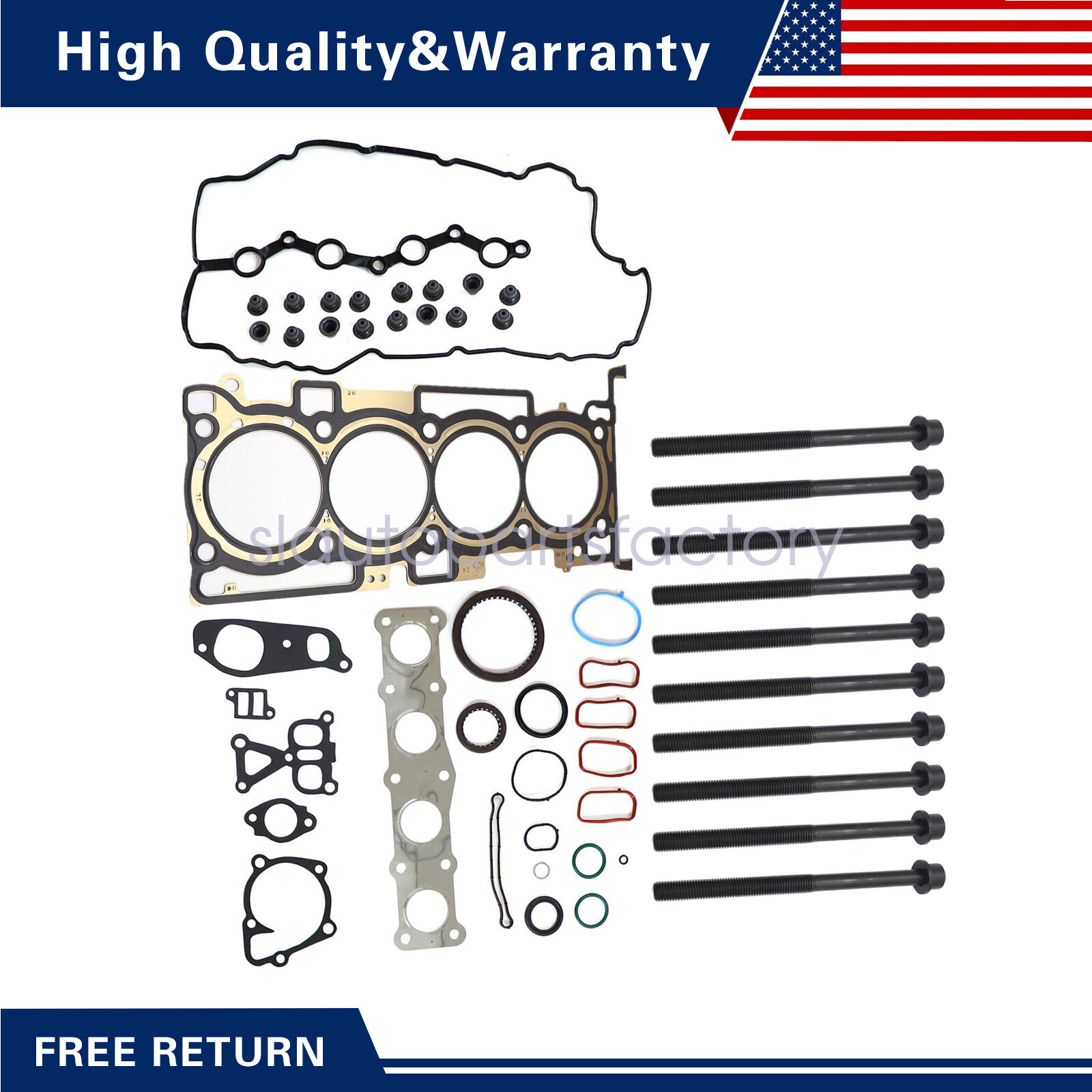Head Gasket Set W/Bolts For 2010-2015 Hyundai Sonata Kia Optima - Foto 9