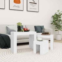 3 Stk. Satztische Beistelltische Couchtisch Sofatisch Wohnzimmertisch Nachttisch