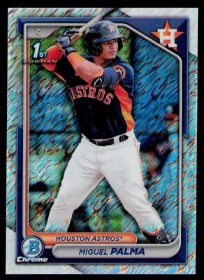 2024 Bowman Chrome - Prospects Shimmer Refractor #BCP-166 Miguel Palma Astros