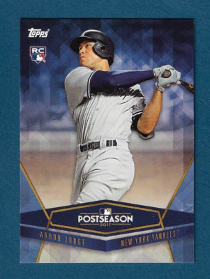 AARON JUDGE 2017 TOPPS ON DEMAND POSTSEASON HEROES & CURRENT STARS CARD 2 ROOKIE