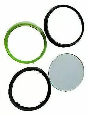 Set Vetro e Ghiera Nera contachilometri Vespa PX 125 150 200 Arcobaleno - Motoricambi Soviero