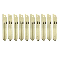 New Uncut Blank Blade Remote Key Replacement for Nissan (10 Pack)