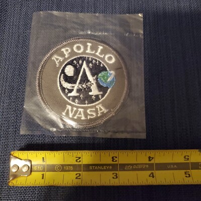 VINTAGE NASA Commemorative Patch Apollo 5 V SEALED IN ORIGINAL BAG RARE