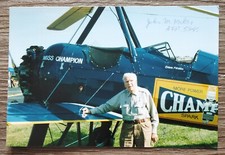 12267 John Matthew Miller US Pilot Foto Autogramm