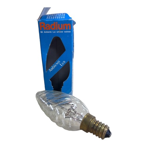 Radium Classic Candle 40w 240v SES E14 35mm Twisted Clear Candle - Picture 4 of 14