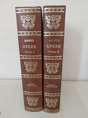 ALFIERI Opere in 2 volumi  - Completo  - Zenit Editrice  Prima edizione  1965