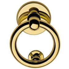 BATTENTE AD ANELLO PER PORTE PORTONI IN OTTONE OLV 90 MM LINEA CALI' 200357B