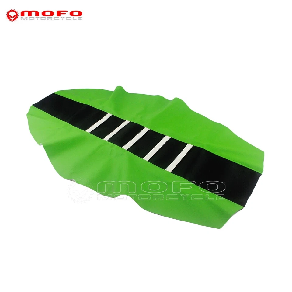 Cubierta de asiento suave con pinza universal revestimiento acanalado para Kawasaki KX125 250 KLX Suzuki Foto 4 de 4