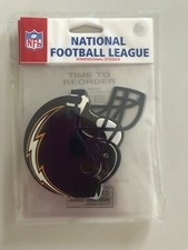 San Diego Chargers NFL Team Helmet Dimensional Rare scrapbooking Sticker