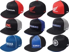 FX Mens Guys FlexFit Hat Ball Cap Japanese Motorcycle Brands Honda GSXR Yamaha