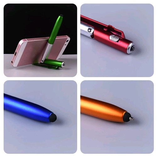 4In1 Multi-functional LED Folding Light Screen Stylus Touch Ballpoint Pen - Picture 9 of 20