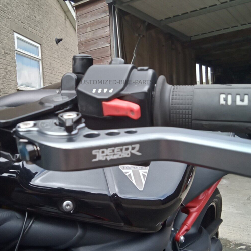 Long Titanium Clutch & Brake Levers - Triumph Speed Triple 1050 R / S 2016-2020 - Picture 7 of 7