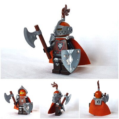 MOC aus LEGO -Teilen Schwerer Ritter der Wolfsbande | Wolfpack | passt zu 10332