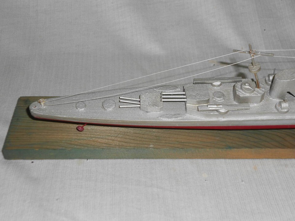 Old Wooden Model Cruiser, Ship Name Unknown, Japan Toy Standards
