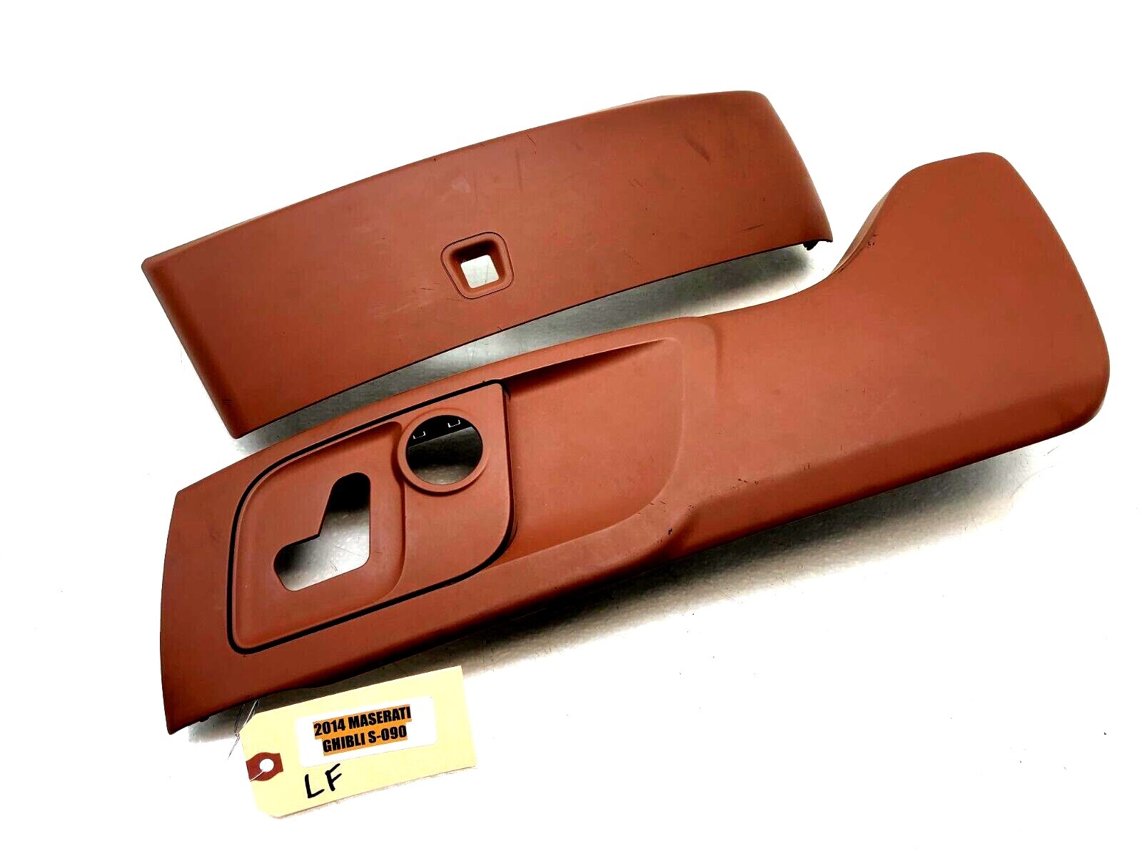2014-2017 MASERATI GHIBLI LEFT DRIVER FRONT SEAT TRIM OEM.
