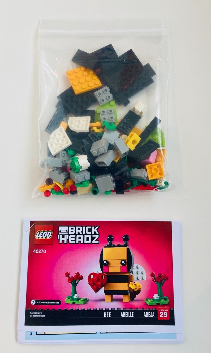 LEGO 40270 BRICKHEADZ: Valentine's Bee 673419284431| eBay