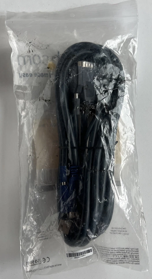 StarTech.com 10 ft Ultra-Thin USB VGA 2-in-1 KVM Cable (SVUSBVGA10) - Image 3 of 3