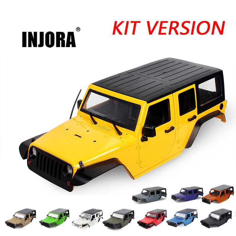 313MM 1/10 RC Car Body Shell Kit for Jeep Wrangler Axial SCX10 II 90046  90047 | eBay