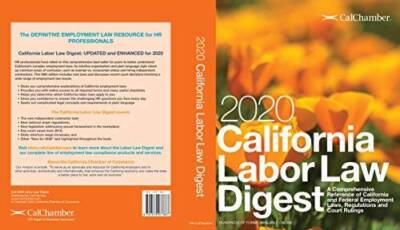 2020 California Labor Law Digest - Paperback - VERY GOOD | eBay