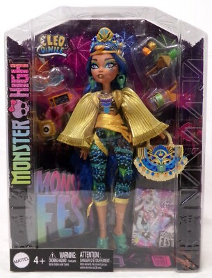 Mattel Monster High Monster Fest Cleo DeNile 10.5'' Fashion Doll New Sealed