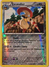 Escavalier - 74/108 - Rare - Reverse Holo - Pokemon Dark Explorers