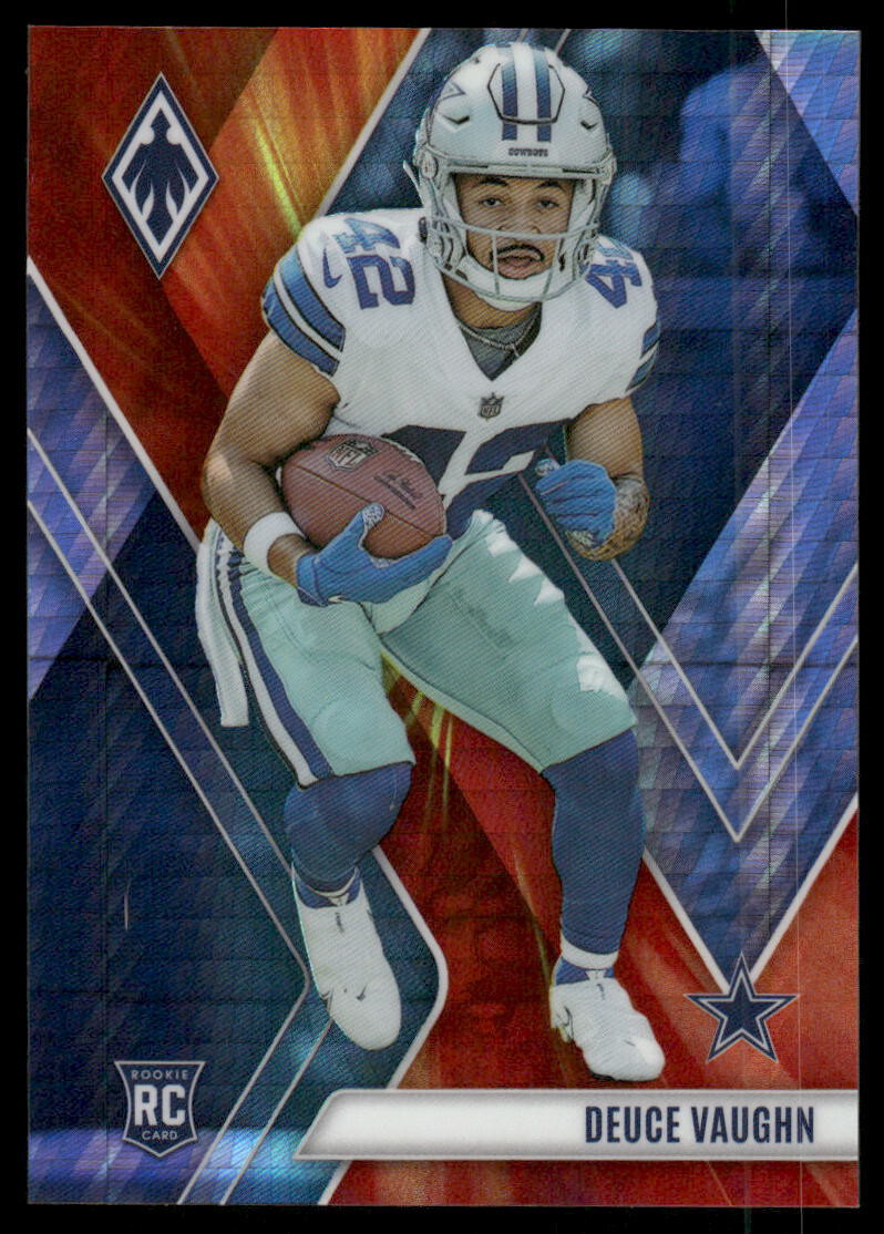 2023 PHOENIX FIRE BURST /340 ROOKIE RC DEUCE VAUGHN #134 DALLAS COWBOYS
