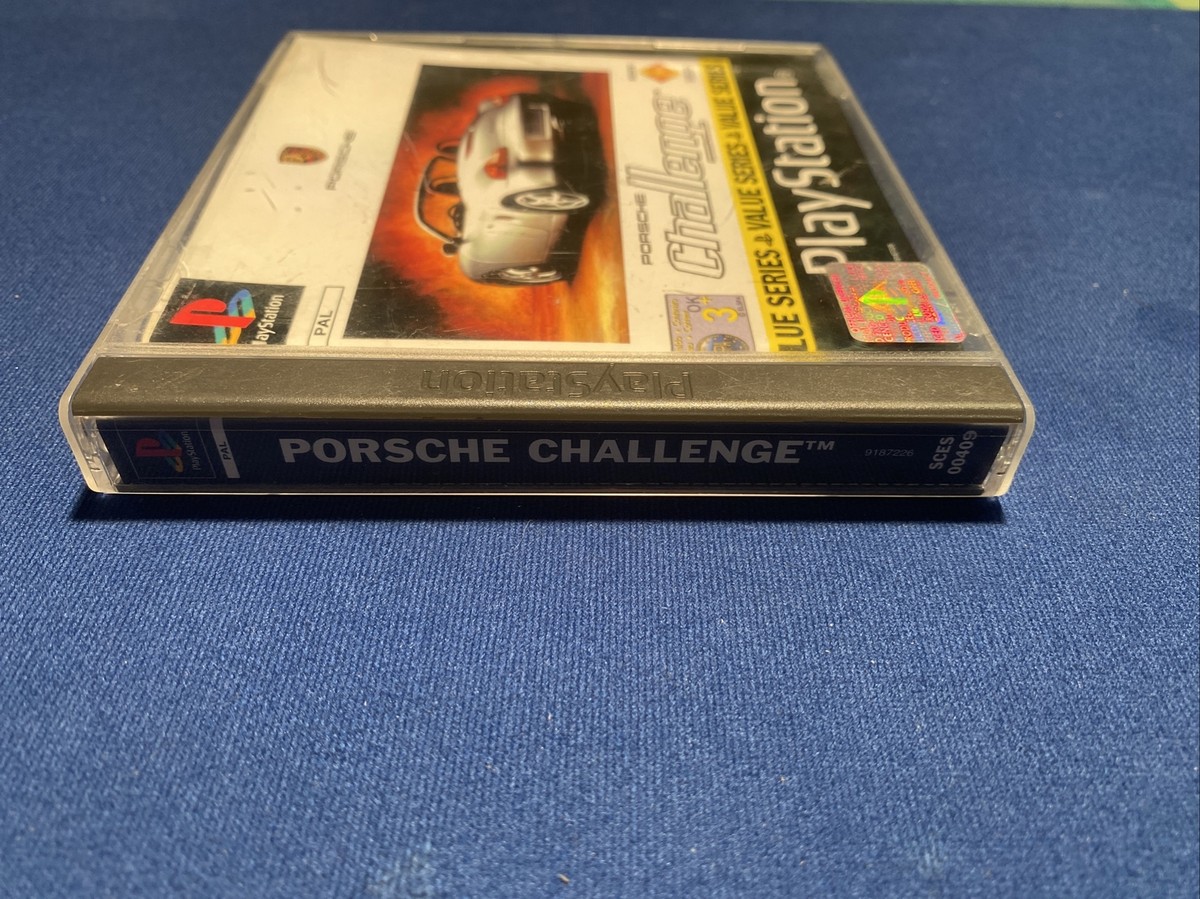 Jeu PS1 Porsche Challenge - Version PAL FR, Boîte Cassée, Disque Fonctionnel, Sans Notice