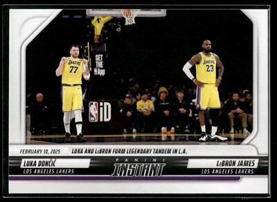2024-25 Panini Instant Luka Doncic/LeBron James LEGENDARY 1/5154