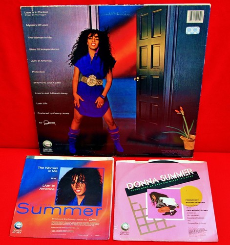 DONNA SUMMER LP & 2 45'S - Picture 2 of 5