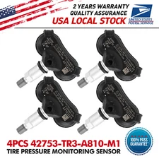 4PCS OE TPMS Tire Pressure Sensor For Honda CRZ Odyssey 42753-SNA-A830-M1