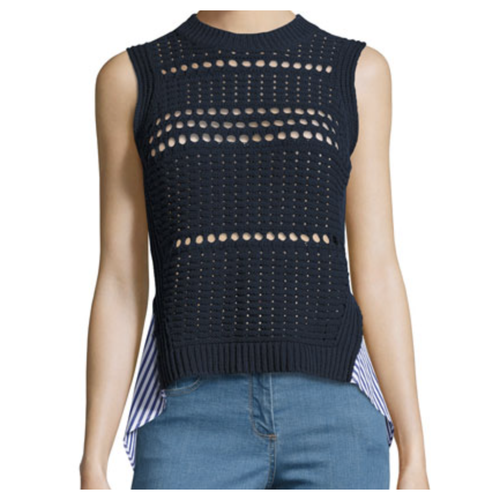 Veronica Beard Sleeveless Eyelet 