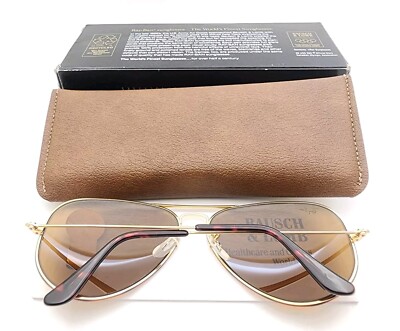 USAオーク・ミラー　1983 Vintage B&L Ray Ban Bausch & Lomb B15 Tortuga 62mm Aviator L1708 w