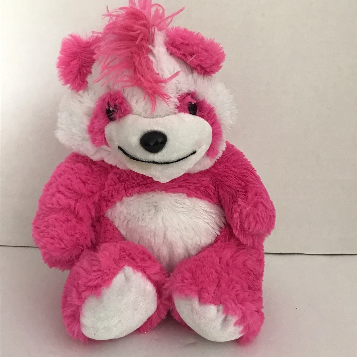 Pink panda 2024 stuffed animal