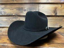 STETSON SKYLINE 6X COWBOY FELT HAT BLACK -Handmade. in the. USA.