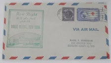 White Plains New York to Buffalo March 15 1955 first flight airmail