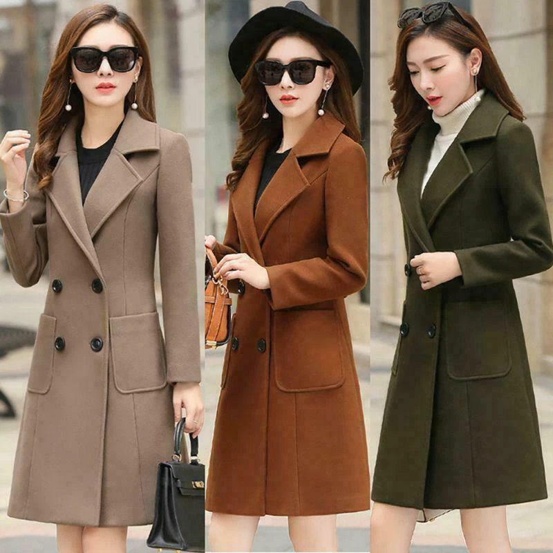Winter long jacket for cheap girl
