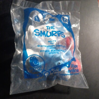 Mcdonalds Happy Meal Toy 2011 Smurfs Hefty Smurf Toy Number 12 Sealed