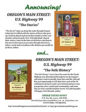 OREGON'S MAIN STREET: U.S. Highway 99 - SET OF 2 BOOKS Signed by Pat Edwards